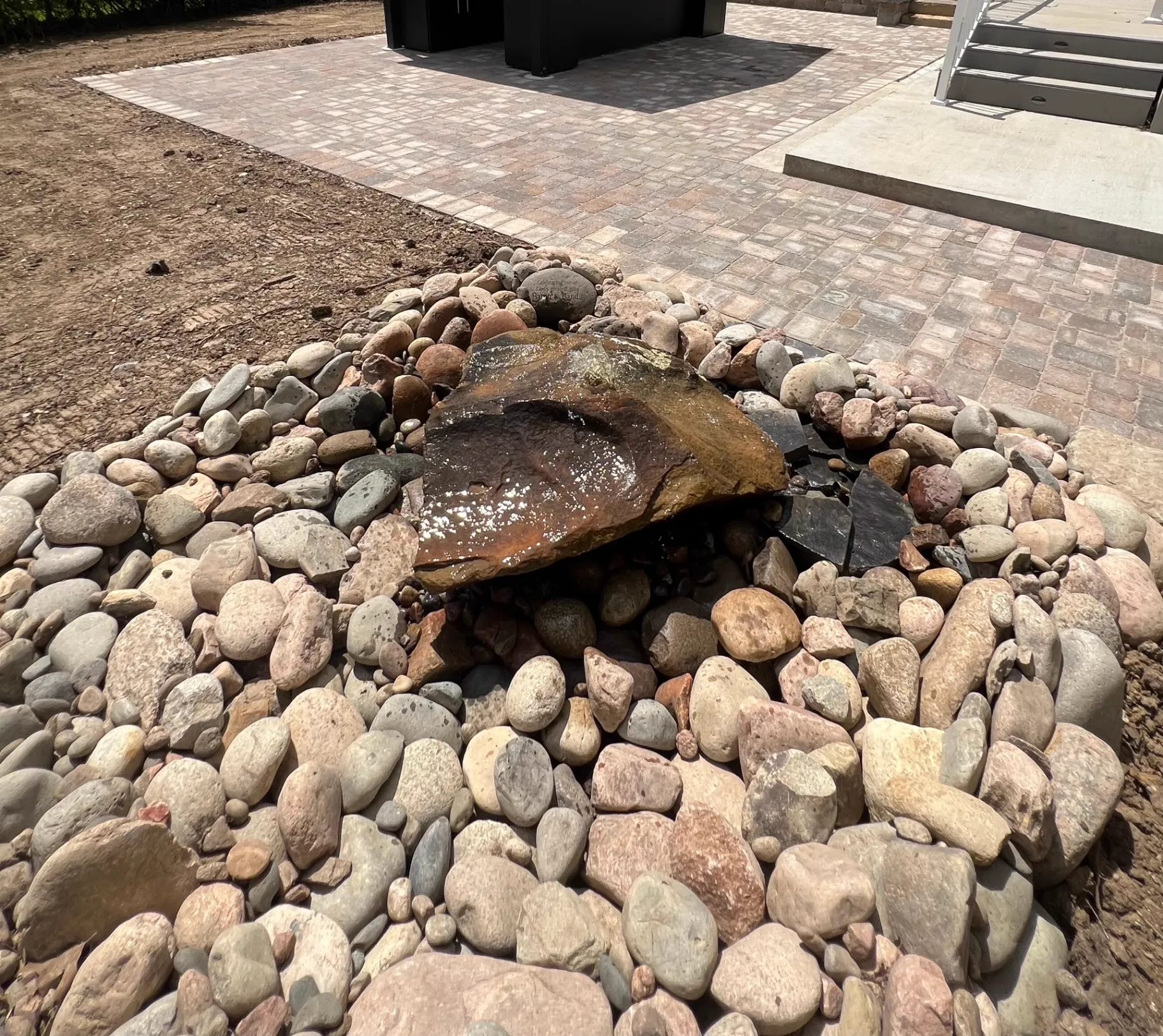 Boulder Bubbler Fountain